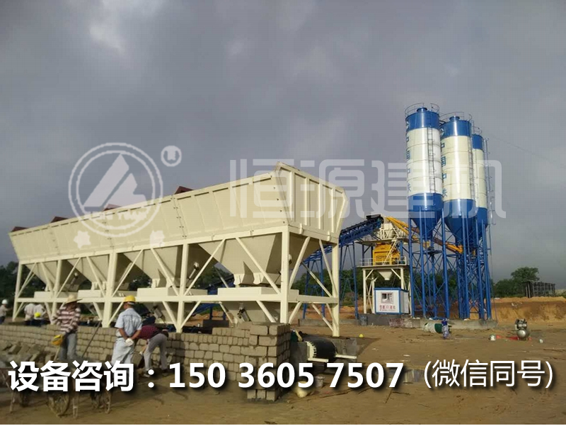 HZS120型混凝土攪拌站多少錢?120型攪拌站的價格。