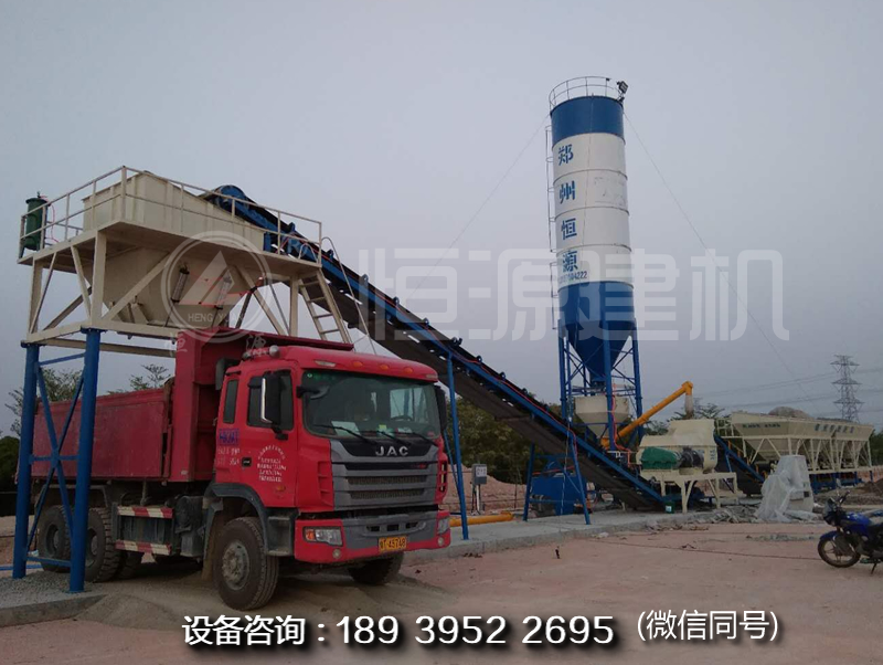 水穩拌和機800型雙拌缸一次出多少料?800水穩站價格多少錢?