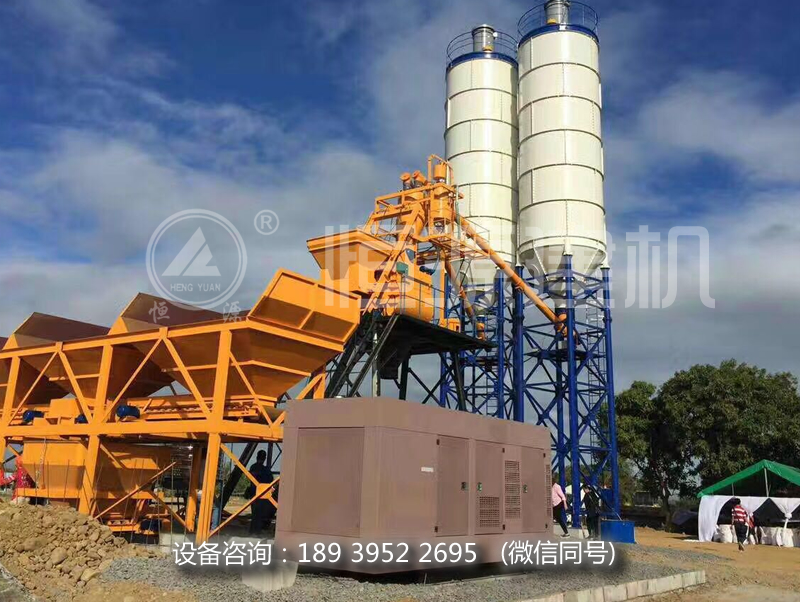 建一個不同型號的小型混凝土攪拌站設備占地面積是多少??小型攪拌機的型號有哪些?