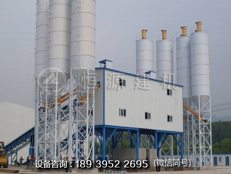 投資個年產100萬方的攪拌站需要多少錢?雙180混凝土攪拌站能否滿足產能需求?