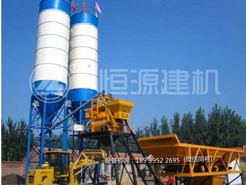 投資一個小型攪拌站多少錢?小型簡易混凝土攪拌站配置介紹