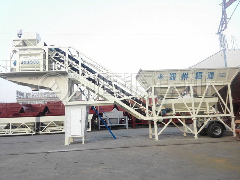 恒源建機YHZS75型移動式攪拌站 匠心智造 大有可為!