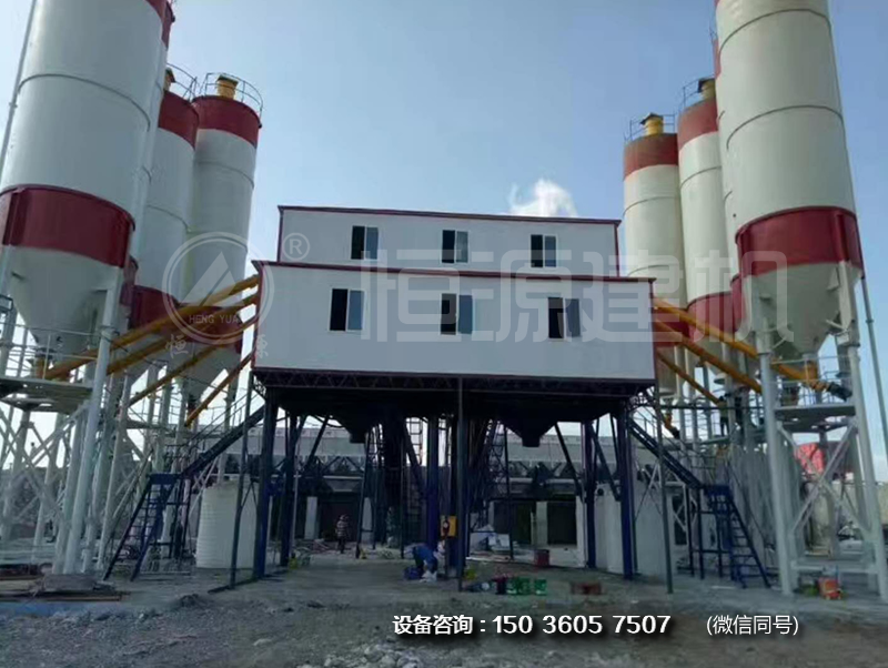 HZS180型攪拌站設備多少錢?恒源180拌合站多少錢?