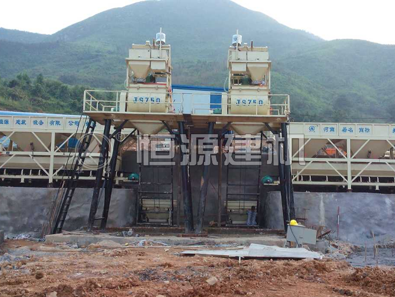 建一個750攪拌站多少錢一臺?辦個js750拌合站多少錢?