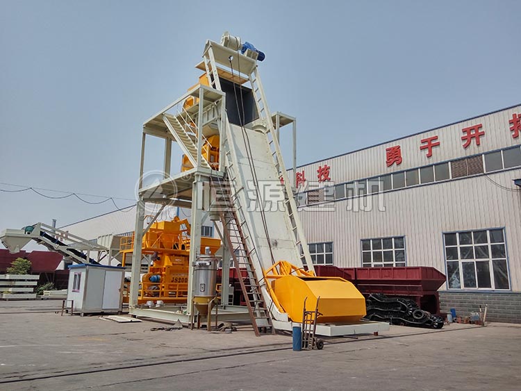 HZS180型提升斗攪拌站每小時(shí)多少方?180斗提式攪拌站哪里有?