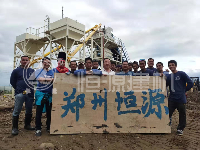 恒源建機混凝土攪拌站牽手海外客戶 品質可靠受青睞